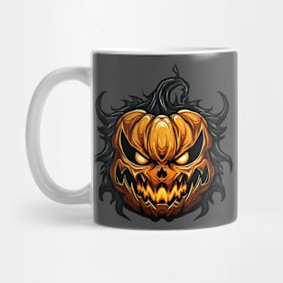 Demon Pumpkin Mug